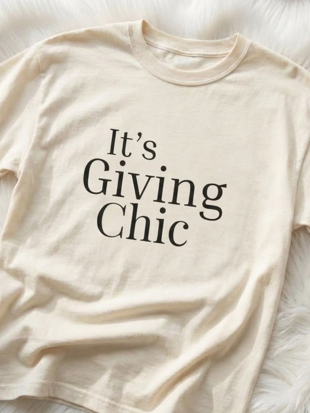 "It's Giving Chic" t-shirt